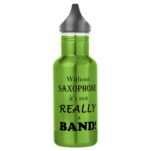 Ohne Saxophon - Band Edelstahlflasche (Links)
