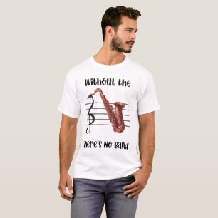 Ohne Saxophon Männer-T - Shirt