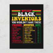Ohne schwarze Erfinder gäbe es diese nicht Postkarte (Vorderseite)