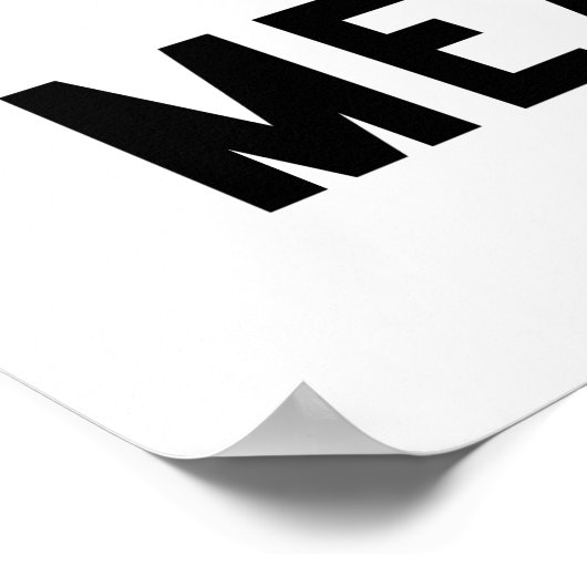 ohne Tischtennisleben bedeutungslos Poster (Ecke)