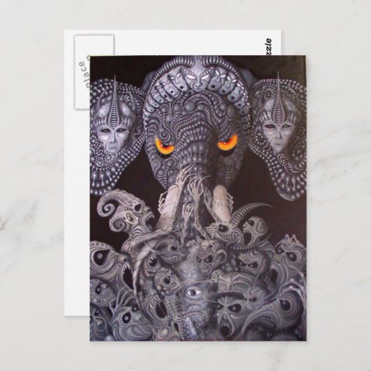 "ohne Titel" Postkarte (Vorne/Hinten)