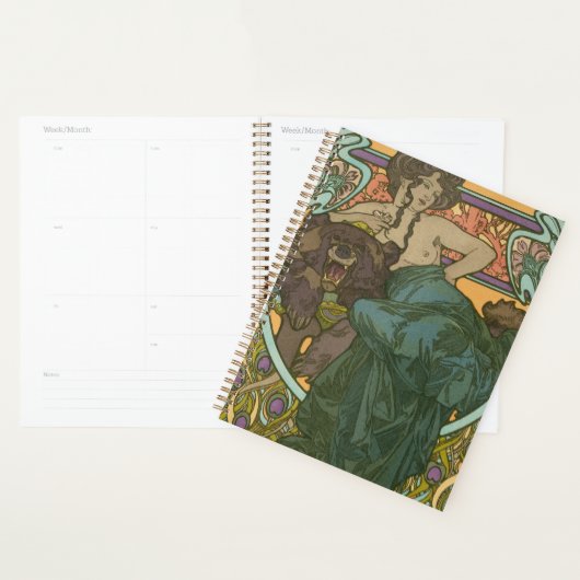 Ohne Titel von Alphonse Mucha (1902) Planer (Anzeige)