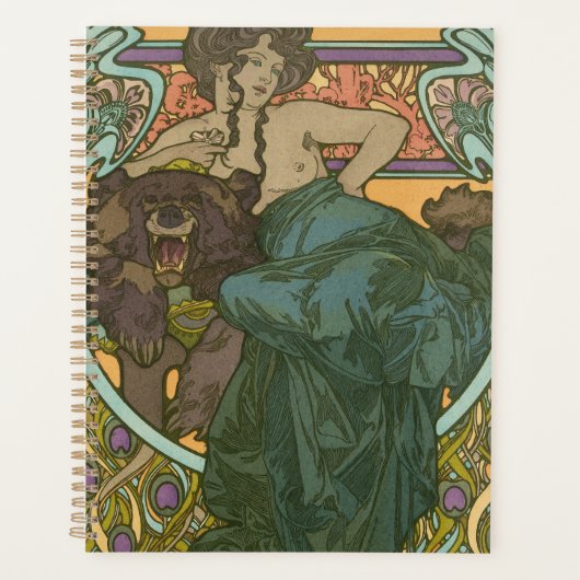 Ohne Titel von Alphonse Mucha (1902) Planer (Vorderseite)