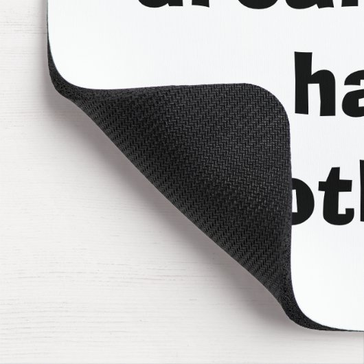 ohne Träume mousepad (Ecke)