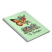 Ohne Veränderung gäbe es keine Schmetterlinge Notizblock (Rechte Seite)