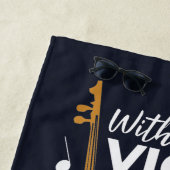 Ohne Violinleben wäre ein flatternder Niedlicher V Strandtuch (Beispiel)