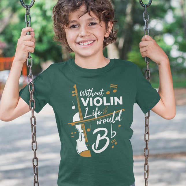 Ohne Violinleben wäre ein flatternder Niedlicher V T-Shirt (Von Creator hochgeladen)
