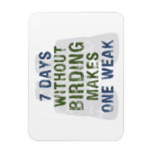 Ohne Vogelbeobachtung eine Schwäche Magnet (Vertikal)