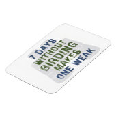 Ohne Vogelbeobachtung eine Schwäche Magnet (Linke Seite)