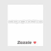 Ohne Voice Custom Cut Vinyl Sticker (Blatt)