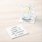 Ohne Voice Paper Untersetzer (Vor Ort)