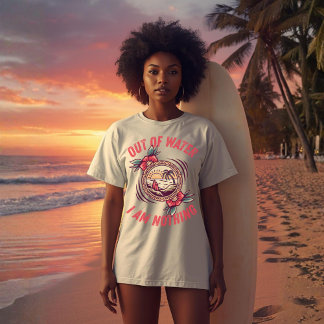 Ohne Wasser bin ich nichts Surfen | Ozeanliebhaber T-Shirt