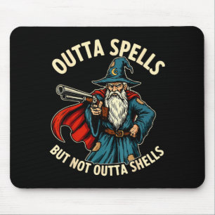 Ohne Zauber aber nicht ohne Granaten Zauberer Fant Mousepad
