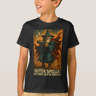 Ohne Zauber aber nicht ohne Granaten Zauberer Fant T-Shirt