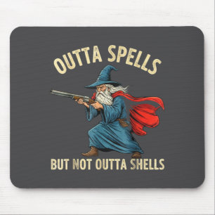 Ohne Zauber aber nicht ohne Granaten Zauberer Meme Mousepad
