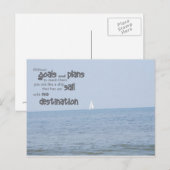 Ohne Ziele Postkarte (Vorne/Hinten)