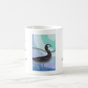 Ohnishi Yasuko Winters Day ukiyo-e Vogelkunst Kaffeetasse