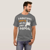 Ohnmacht ist mein Geisttier - Funny Goat T-Shirt (Vorne ganz)
