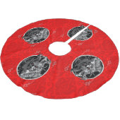 Ohnmacht Polyester Weihnachtsbaumdecke (Schrägansicht)