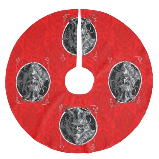 Ohnmacht Polyester Weihnachtsbaumdecke (Vorderseite)