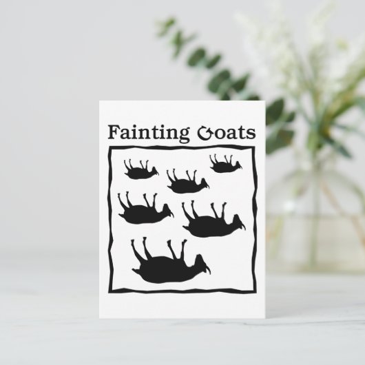 Ohnmacht Postkarte (Stehend Vorderseite)