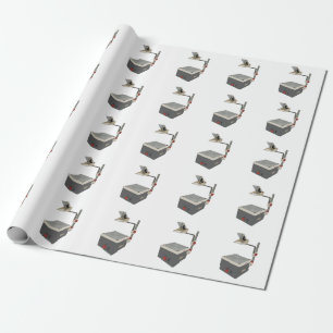 OHP 80er 90er Overhead-Projektor Geschenkpapier