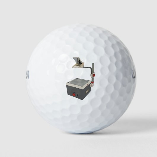 OHP 80er 90er Overhead-Projektor Golfball (Vorderseite)