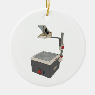 OHP 80er 90er Overhead-Projektor Keramik Ornament