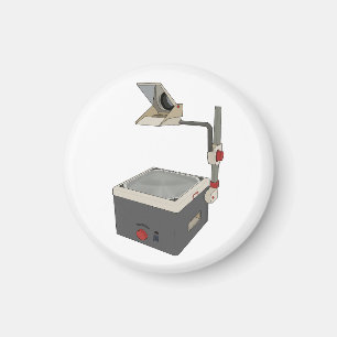 OHP 80er 90er Overhead-Projektor Magnet
