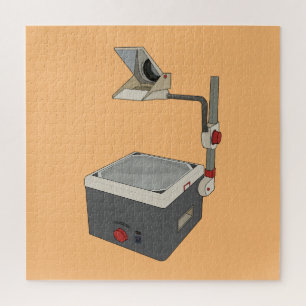 OHP 80er 90er Overhead-Projektor Puzzle