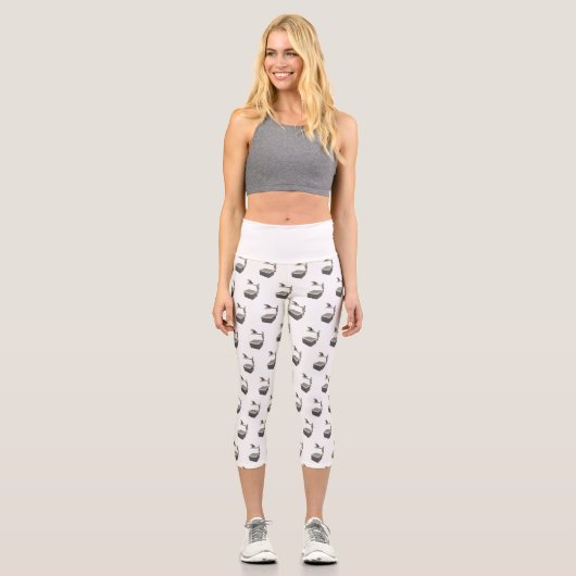 OHP 80er 90s Overhead Projektor Capri Leggings (Vorderseite)
