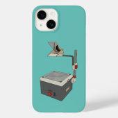 OHP 80er 90s Overhead Projektor Case-Mate iPhone Hülle (Rückseite)