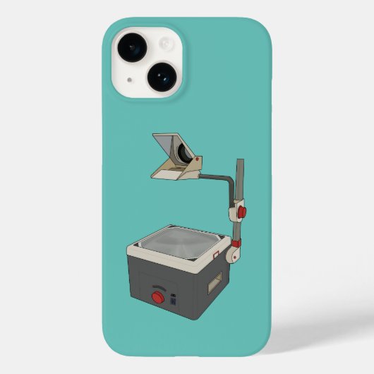 OHP 80er 90s Overhead Projektor Case-Mate iPhone Hülle (Rückseite)