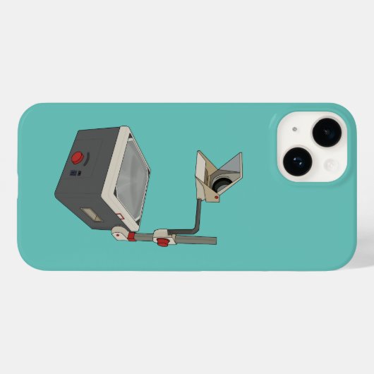 OHP 80er 90s Overhead Projektor Case-Mate iPhone Hülle (Rückseite (Horizontal))
