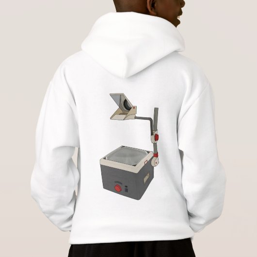 OHP 80er 90s Overhead Projektor Hoodie (Rückseite)