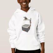 OHP 80er 90s Overhead Projektor Hoodie (Vorderseite)