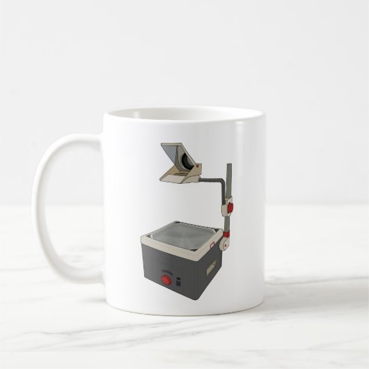 OHP 80er 90s Overhead Projektor Kaffeetasse (Links)