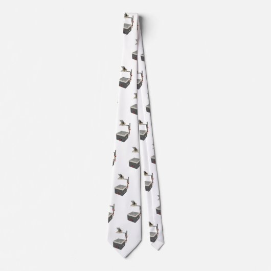 OHP 80er 90s Overhead Projektor Krawatte (Vorderseite)