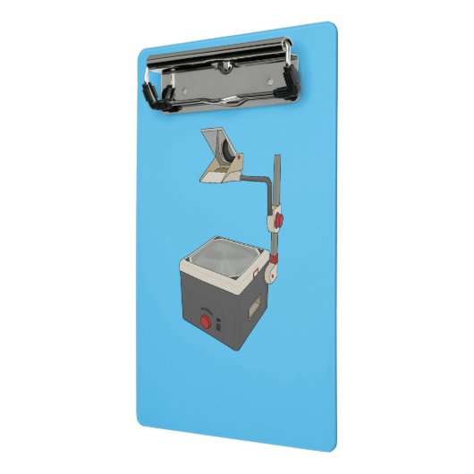 OHP 80er 90s Overhead Projektor Mini Klemmbrett (Gewinkelt2)