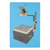 OHP 80er 90s Overhead Projektor Mini Klemmbrett (Rückseite)