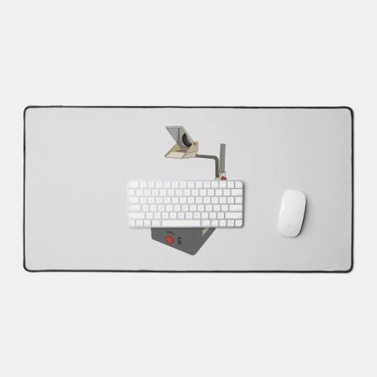 OHP 80er 90s Overhead Projektor Schreibtischunterlage (Tastatur & Maus)