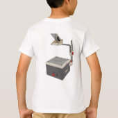 OHP 80er 90s Overhead Projektor T-Shirt (Rückseite)