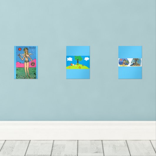 Ohr Bilderwand Sets (Holzboden)