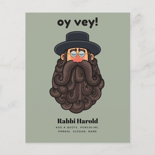 OHR! Funny RABBI Peronised Flyer (Vorne)