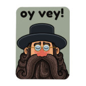 OHR! Funny RABBI Peronised Magnet (Vertikal)