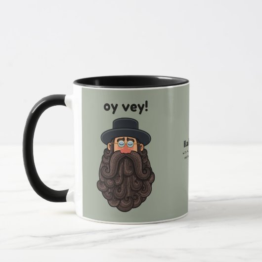 OHR! Funny RABBI Peronised Tasse (Links)