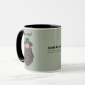 OHR! Funny RABBI Peronised Tasse (Vorderseite Links)