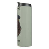 OHR! Funny RABBI Peronised Thermosbecher (Nach rechts gedreht)