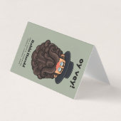 OHR! Funny RABBI Peronised Visitenkarten (Vorderseite)