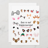 Ohr für dich! einladung (Vorne/Hinten)